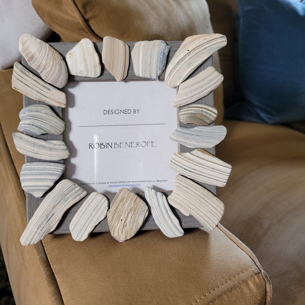 Picture Frame - Unique Hand-Crafted with Cool Shells - Picture 3 of 7